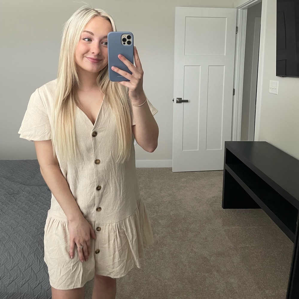 Worn once // peach love dress
